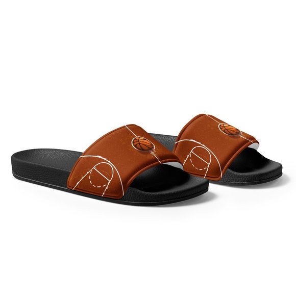 Basketball Court-All-Star Slide Sandals (Customizable) - Picture 3 of 8